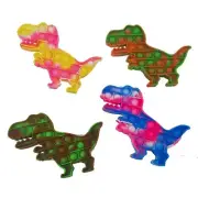 DINOSAUR Bubble Fidget Toy Sensory Stress Relief Autism KIDS Dino Popping TOY