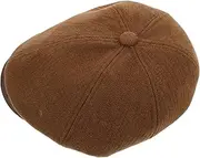 [SAFIGLE] Beret Hat Women Newsboy Hats for Woman Men Summer Caps Artisan Fashion Beret Light Brown