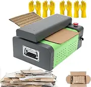 Carton Box Cutting Shredder, Corrugated Box Expansion Cutting Machine w/Cutting Width 12.8in & Cutting Thickness 6mm, Carton Tools for Packaging Products - with 4 x Gloves
