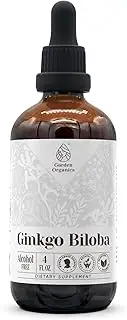 Ginkgo Biloba Alcohol-Free Natural Tincture Extract, Immune System Booster, Liquid Drops Made from 100% Ginkgo Biloba (Ginkgo biloba) Dried Leaf (4 fl oz)