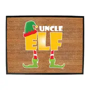 Elf Uncle - Funny Novelty Doormat Man Cave Floor mat