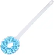 CANIGHT Gentle Bristles Long Handle Bath Brush Dual-use Shower Scrubber Body Massager