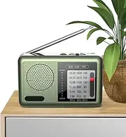 Portable Radio Am Fm - Rechargeable Weather Radio Am Shortwave Radio - Audio Equipment Full Band Great Reception Transistor Radio for Outdoor