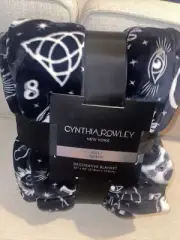 NWT Cynthia Rowley Decorative Blanket Full / Queen Size Ouija Board 86” x 86”