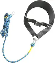 Perfeclan Belt for Pulling Weight Sled Pulling Strap Portable Workout Fitness Resistance Belt Sled Training Waist Belt for Sports Tires