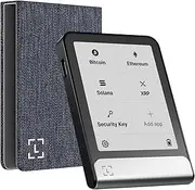 Ledger Flex - User Friendly Crypto Hardware Wallet with Secure E Ink Touchscreen - Bluetooth - NFC (Ledger Flex + Magnet Folio)