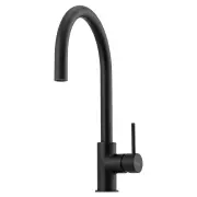 OLIVERI Venice Pull Out Goose Neck Mixer - Matte Black VE520FMB-P