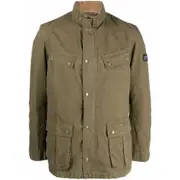 [Barbour] Barbour Logo-patch Sleeve Jacket M GREEN
