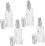 PEPLAYTAL 4pcs Transparent Glass Cocktail Sprayer Precision Bottle Sensitive Pressure Pump for Home Bars Ktv and Professional Mixology for Absinthe and Cocktail Ingredients