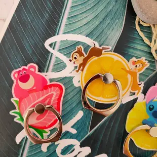 ⭐正版⭐現貨⭐迪士尼 夏日水果 手機支架 可愛造型支架 指環扣 支架 熊抱哥 米奇 米妮 奇奇蒂蒂 維尼 史迪奇 卡通