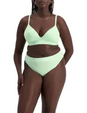 [Bonds] Retro Rib Seamless Hi Bikini in Green