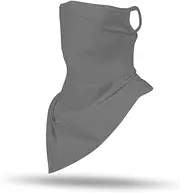 iplusmile 1pc Solid Color Sunscreen Mask for Outdoor Cycling Ear Hanging Face Towel for Men and Women Triangle Design Comfortable Protective Against Spray and Dust