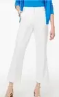 J.Crew Petite Linen-Blend Kelsey Flare Pant White Size P8 BR707