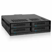 ICY DOCK MB324SP-B 4 x 2.5 inch SAS/SATA HDD/SSD Tool-less Hot Swap Mobile Rack