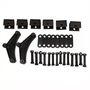 Trailer Leaf Spring 3"tall hangers Kit Double Eye Springs Tandem Axle Suspension