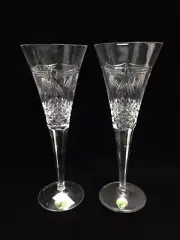 Waterford The Millenium Peace Toasting Flutes BOX AND PAPERWORK VINTAGE FOR MOM