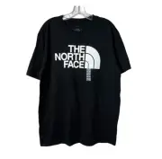 The North Face Half Dome T-Shirt Tee Mens Size Large Black White Short Sleeve