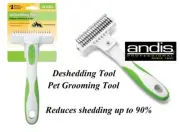 ANDIS COARSE DESHEDDING TOOL COAT STRIPPER Coarse Dematting Rake*ALL DOG BREED