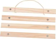 FUNOMOCYA Magnetic Artwork Scroll Frame Wooden Poster Hanger Easy to Assemble Great for Wall Art Display Lightweight