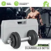 Adjustable Dumbbells Set Weight Home Lifting Training Fitness Exercise Cast Iron