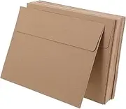 Luxshiny 50pcs Self Seal Writable Envelopes for Wedding Invitations Vintage Mailing Envelopes Letter for Shipping and Storage