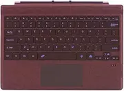 Tablet Keyboard for Surface Pro 7 Plus/Pro 7/Pro 6/Pro 5/Pro 4/Pro 3 12.3-inch Slim Wirel Tablet Keyboard with Multi-Touchpad Claret - Seven Colours Backlight