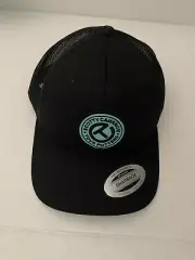 NEW Scotty Cameron Circle T Snapback Trucker Hat Adjustable Black & Tiffany Blue