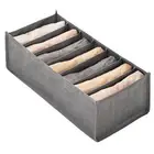 Room Storage Box Closet Organization Foldable Clothing with Grids Design Pants
