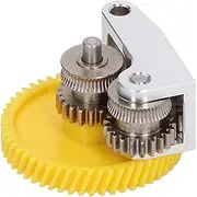Extruder Wheel Gear Handle Kit, Hardened Steel Extruder Gear for Bambu X1 P1P 3D Printer Drive Gear 3D Printer Parts Mini Motor Pinion Extruder Spur 3D Printer