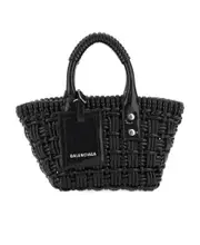 Balenciaga XXS Bistro Basket Bag One size black