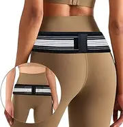 EZONEDEAL BELT Lower Back Support Brace for Men and Women Hip Pain - Joint Hip Belt for Women Men - Pelvic Support Belt - Trochanter Belt - Sciatica Pelvis Lumbar Hip Pain Relief (Hip Size 47"-56")