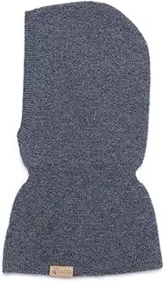 [KNITAS] Single Layer Knitted Children's Merino and Cashmere Wool Hat for Babies, Toddlers, Super Soft Warm Balaclava, Children's Winter Hat in Beige, Pink, Grey, Fuchsia, Black