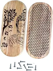 Generic Board Wood Board Acupressure Relaxation Home Fitness Portable Gift Sabiners Nail Board Foot Massage Board