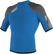 O'Neill Wetsuits Superfreak 0.5mm Short Sleeve Crew, Black/Graphite/Festival, X-Large
