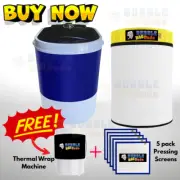 BUBBLEBAGDUDE Bubble Machine 5 Gallon with 5 Gallon Zipper Bag Bubble Hash Bags