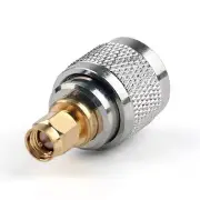 2Pcs Adapter PL259 UHF Plug Male To SMA Male Plug RF Connector Straight M/M