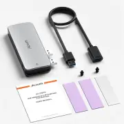 NVMe Case PS5 PS4 PC USB3.2 10Gbps, Tool Free, M.2 B&M upto 4TB, 2242/2260/2280