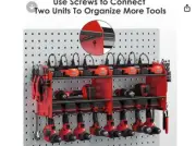 CCCEI Power Tool Organizer with Charging Station, 4-Drill Shelf & 8-Outlet Power