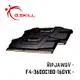 芝奇G.SKILL RipjawsV 8GBx2X4 雙通 DDR4-3600 CL14~18黑/紅