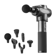 Massage Gun Deep Tissue, Percussion Muscle Massager for Athletes - with 9 Speed Levels & 6 Massage Heads, 24V 2500mAh Batteries, Handheld Electric Massage Gun for Pain Relief, Muscle