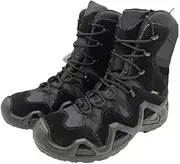 [Generic] Tactical combat boots, hiking boots, work boots with military grade high top straps, available in desert brown, olive green, and black, Black, 8.5 Wide Women/8.5 Wide Men