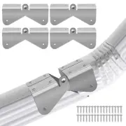 2Pack 4Pcs Gutter Extension Hinge, Downspout Extension Flip-Up Hinge, Easy DI...