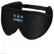 Sleep Eye Mask Headphones with Bluetooth 5.2 for Stable Connection, HD Speakers for Immersive Audio Experience, Wireless Headband for Uninterrupted Sleep Perfect for Side Sleepers and Light Sleepers
