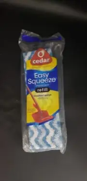 O Cedar Easy Squeeze Flat Sponge Microfiber Wave Sponge Mop Head Refill