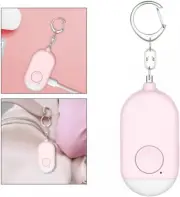 130Db Seniors SOS anti Rape Alarm Keychain Panic Emergency Alarm & LED Flashligh