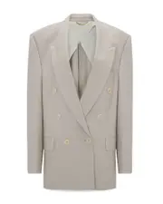 Victoria Beckham Relaxed Double Breasted Blazer