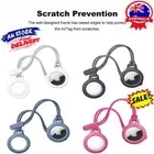 2022 AU For Apple AirTag Air Tag Lanyard Silicone Case Protector Cover Key Chai