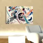 Wassily Kandinsky Art Deco Painting, Abstract Wall Art Canvas, Canvas Art Print