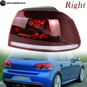 RH LED Flowing Water Turn Signal Tail Light For VW Golf 6 R20 GTD GTI 2008-13