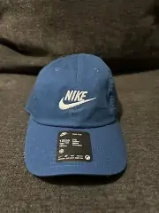 Nike Kids Hat in Blue 100% COTTON One Size Fits All! Adjustable Strap